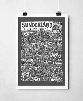 Sunderland Landmarks Print, 4 of 11