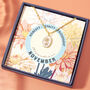 Mother Of Pearl Birth Flower Necklace, thumbnail 6 of 10