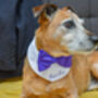 Personalised Dog Bow Tie Wedding Bandana, thumbnail 8 of 12