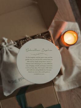 Personalised Wonderful Godmother Candle Gift Set, 2 of 7