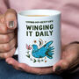'Winging It Daily' Funny Mug, thumbnail 1 of 3