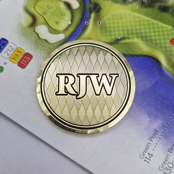 Personalised Golf Ball Marker With Your Initials, 8 of 8