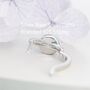 5mm Moonstone Huggie Hoop Earrings, thumbnail 11 of 12