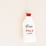 Milk Bottle Sequin Hanging Decoration, thumbnail 2 of 4