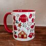 Christmas Cosy Mug, Gingerbread House, thumbnail 2 of 2