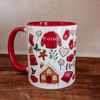 Christmas Cosy Mug, Gingerbread House, 2 of 2