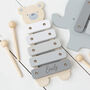 Personalised Wooden Teddy Xylophone Toy, thumbnail 1 of 5