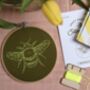 Bumble Bee Embroidery Kit, thumbnail 3 of 4