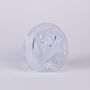 Handmade Crystal Twist Hand Blown Glass Sculpture, thumbnail 1 of 3