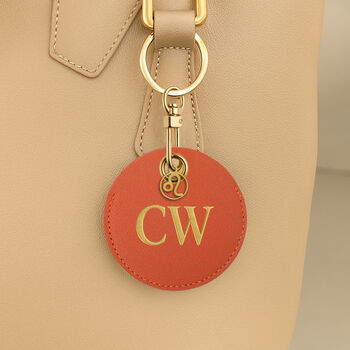 Personalised Vegan Leather Bag Accessory With Zodiac Charm, 7 of 12