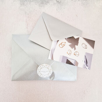 Silver Pyramid Stud Earrings, 6 of 6