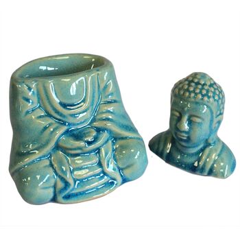 Blue Buddha Ceramic Oil Burner, 3 of 4