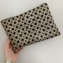 Gold Star Glitter Clutch Bag, thumbnail 4 of 4