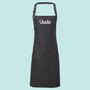 Personalised Denim Apron With Stitch Detail, thumbnail 2 of 4