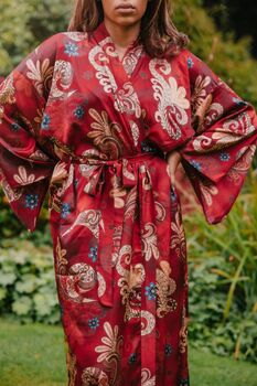 Red Paisley Kimono, 2 of 4