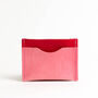 Colour Block Leather Card Wallet, thumbnail 8 of 11