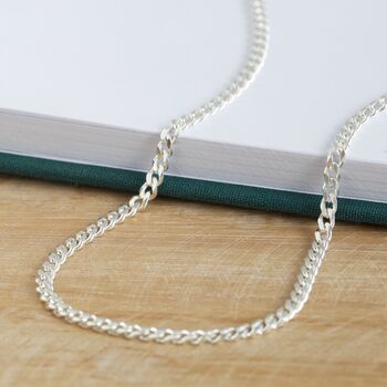 Men's Sterling Silver 'Connell's Chain' Necklace, 2 of 5