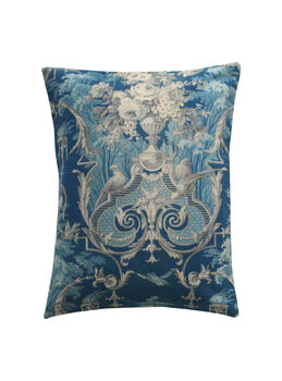 Blue And Grey Vintage Toile Scatter Cushion, 3 of 7