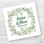 Personalised Garland Engagement Or Wedding Card, thumbnail 1 of 2