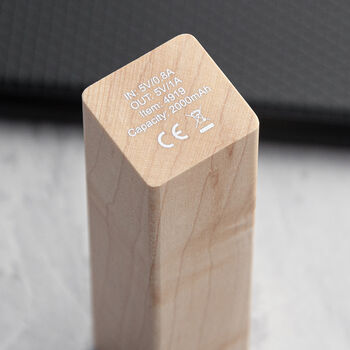 Personalised Wooden Powerbank, 7 of 11