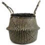 Woven Seagrass Belly Basket For Storage Plant Pot, thumbnail 5 of 8
