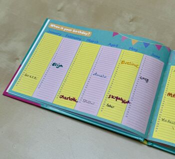 Friendship Memory Book For Kids | A5 School Keepsake And Activity Book For Friends, 4 of 12
