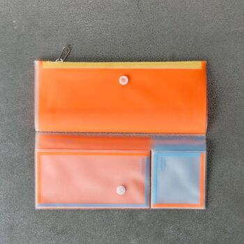 Colourful Check Travel Wallet Organiser, 5 of 5