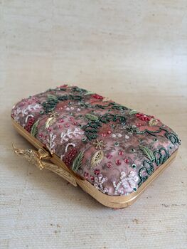 Pink Rectangular Bird Clutch, 2 of 8