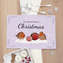 Personalised Robin Baubles Placemat, thumbnail 1 of 5