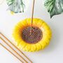Sunflower Incense Stick Holder, thumbnail 1 of 4