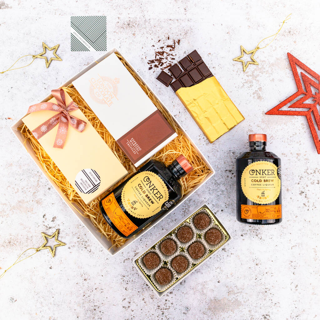 Wonderful Espresso Martini Hamper Gift Box By The London Chocolate