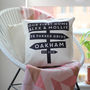 Personalised First Home Cushion Gift For Him Her House, thumbnail 3 of 5