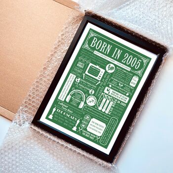 2005 Personalised 21st Birthday Fact Print Gift, 9 of 11