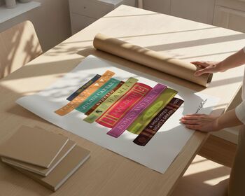 Shakespeare Classics Book Stack Art Print, 4 of 6