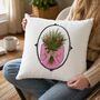 Personalised Birth Flower Cushion Gift, thumbnail 3 of 12