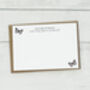 Personalised Butterfly Correspondence Cards, thumbnail 4 of 4