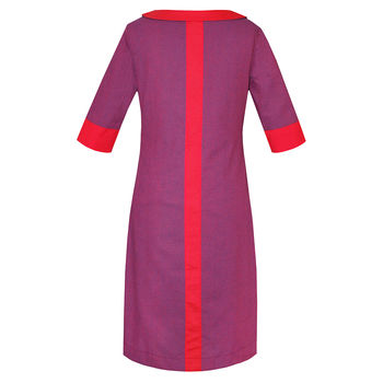 Bloomsbury Tunic Dress Purple Red, 6 of 6