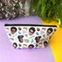 90s Jeff Goldblum Zip Bag | Jurassic Park Inspired Makeup Bag, thumbnail 5 of 10