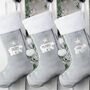 Personalised Polar Bear Christmas Stocking For All The Family, thumbnail 1 of 3