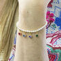 Pearl Bracelet With Family Birthstone Hearts, thumbnail 1 of 11