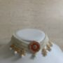 Red And White Gold Plated Kundan Pearl Indian Set, thumbnail 6 of 7