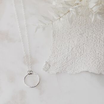 Silver Eternity Necklace, 5 of 6