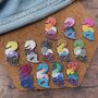 Pride Flag Lgbtq+ Sea Serpents Enamel Pin, thumbnail 1 of 6
