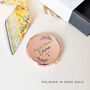 Personalised Bridesmaid Favour Compact Mirror, thumbnail 5 of 9