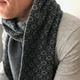Men's Knitted Lambswool Scarf, thumbnail 11 of 12