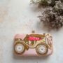 Peach Pink Baraat Car Clutch, thumbnail 1 of 6