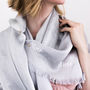 Personalised Shimmering Silky Wedding Scarf, thumbnail 11 of 12
