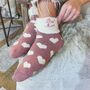 Personalised Best Mum Heart Soft Cosy Socks, thumbnail 1 of 3