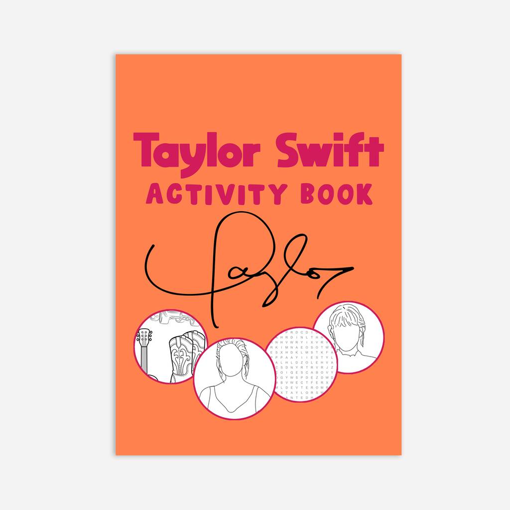 Taylor Swift Activity Book Includes Showgirl