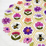 Flower Hive Hand Embroidery Kit, thumbnail 7 of 12